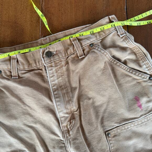 Carhartt Double Knee Carpenter Workwear Pants Dungaree Fit Mens 31x32 Thrashed - Picture 13 of 13